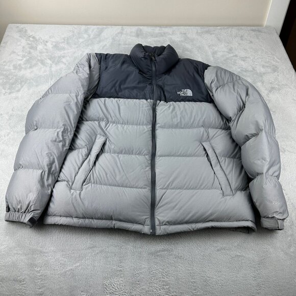 The North Face 700 Grey Down Puffer Men''s Size L - Picture 7 of 15